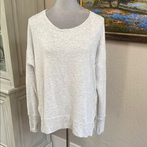 Athleta Light Gray Women's Sweatshirt